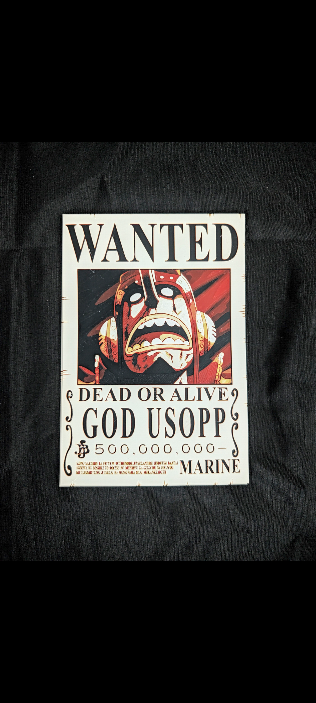 One Piece Wanted Poster
