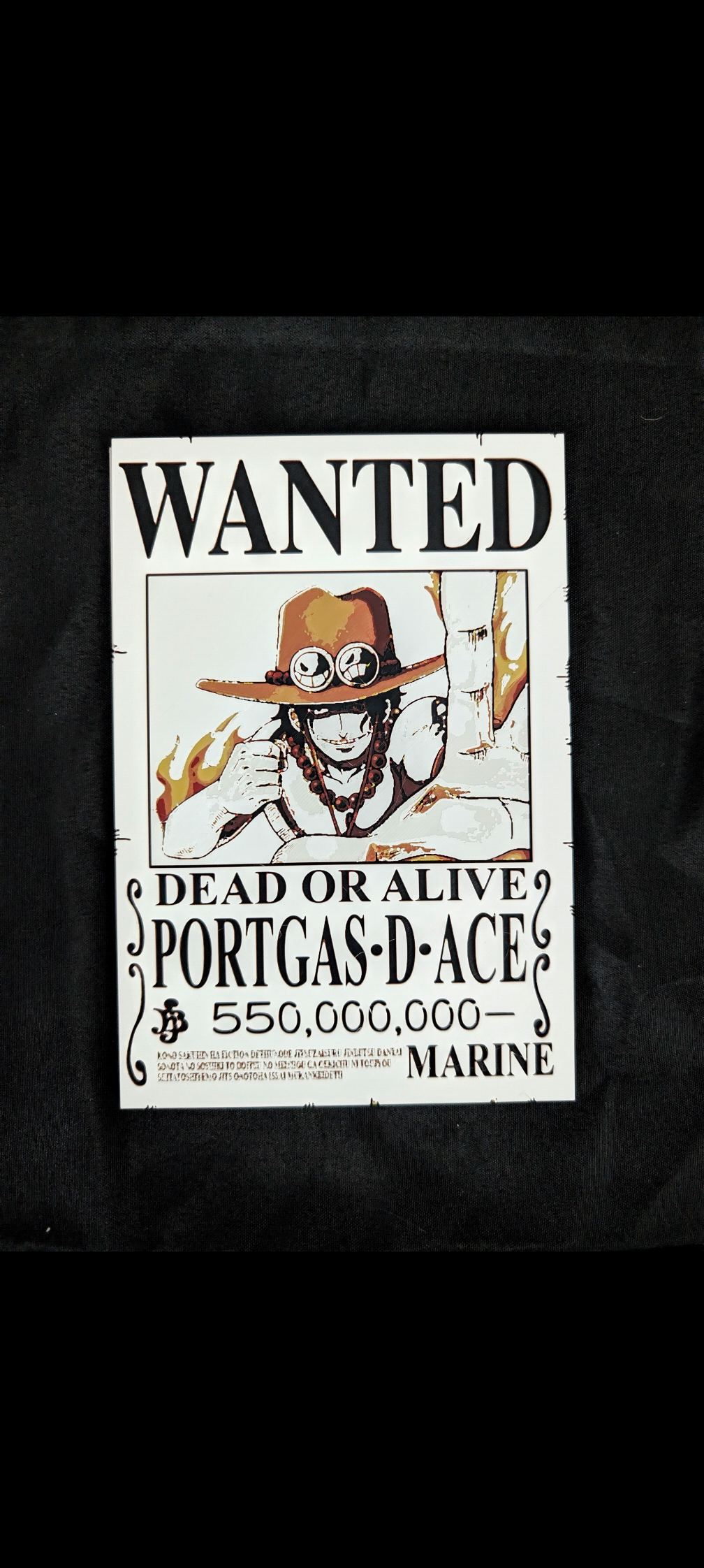 One Piece Wanted Poster