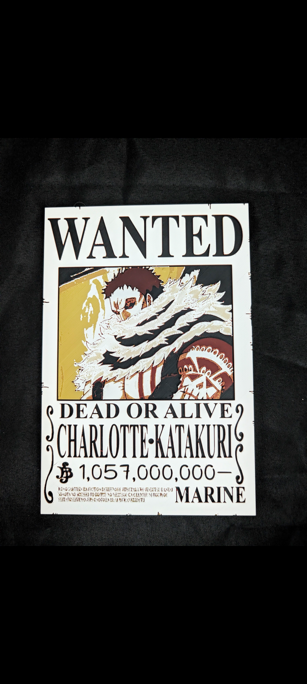 One Piece Wanted Poster