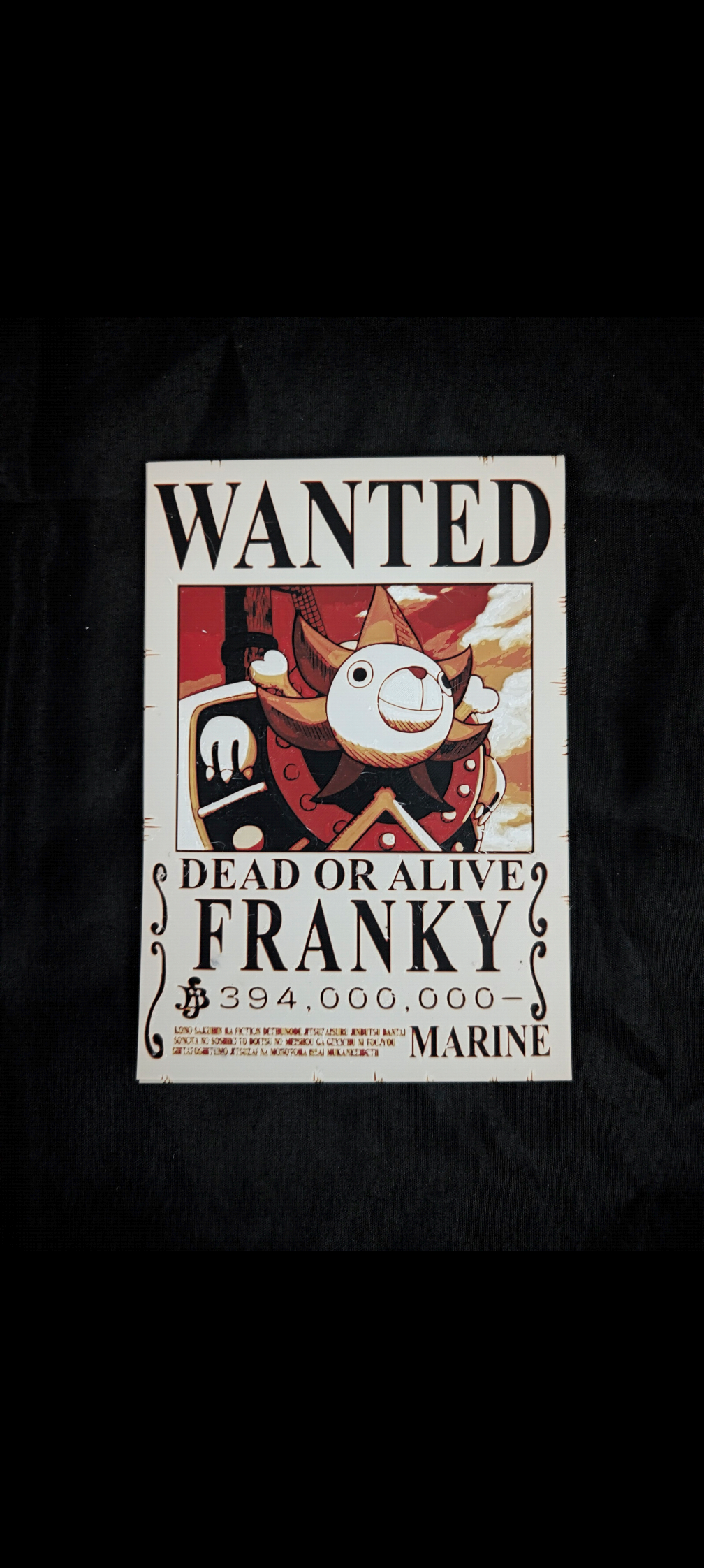 One Piece Wanted Poster