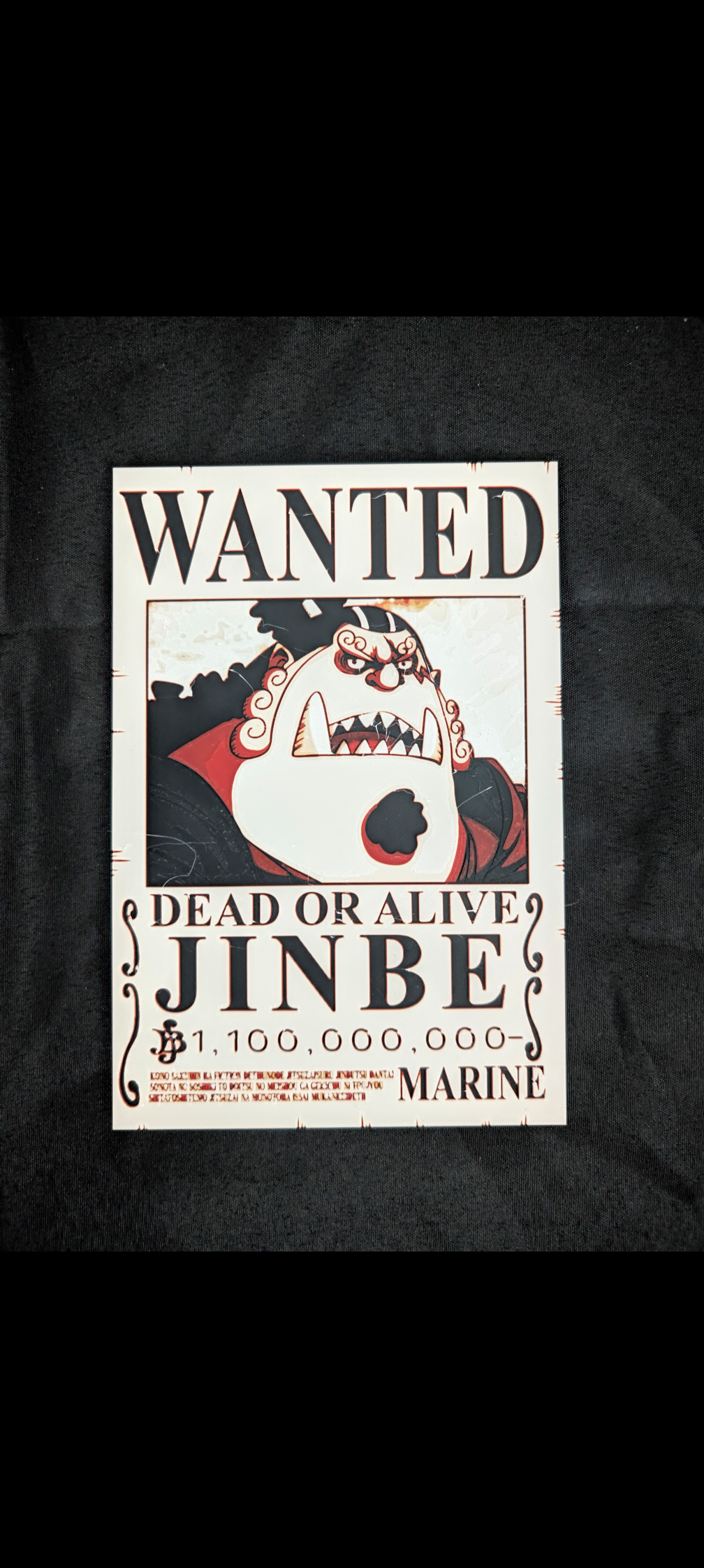 One Piece Wanted Poster