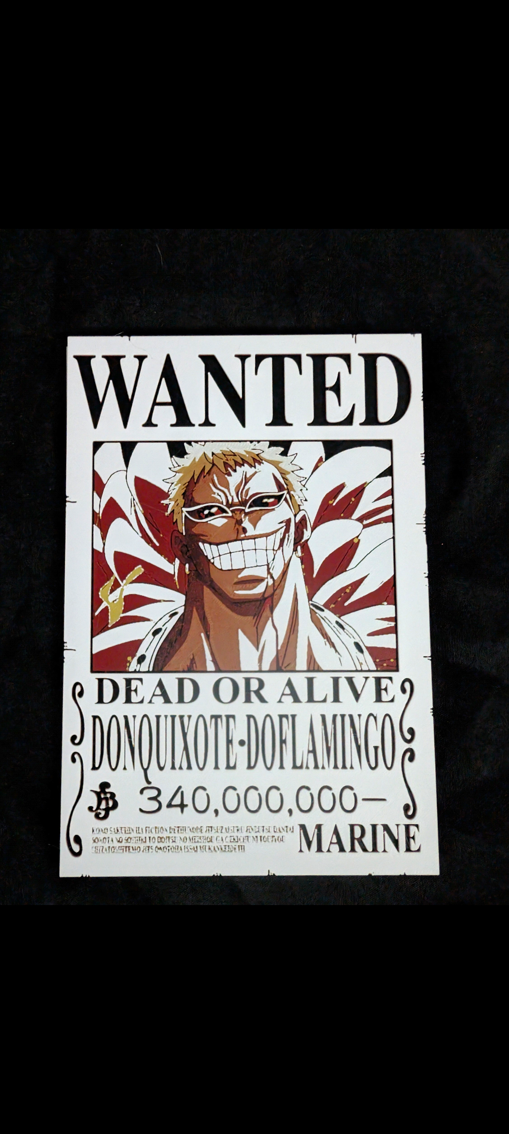 One Piece Wanted Poster