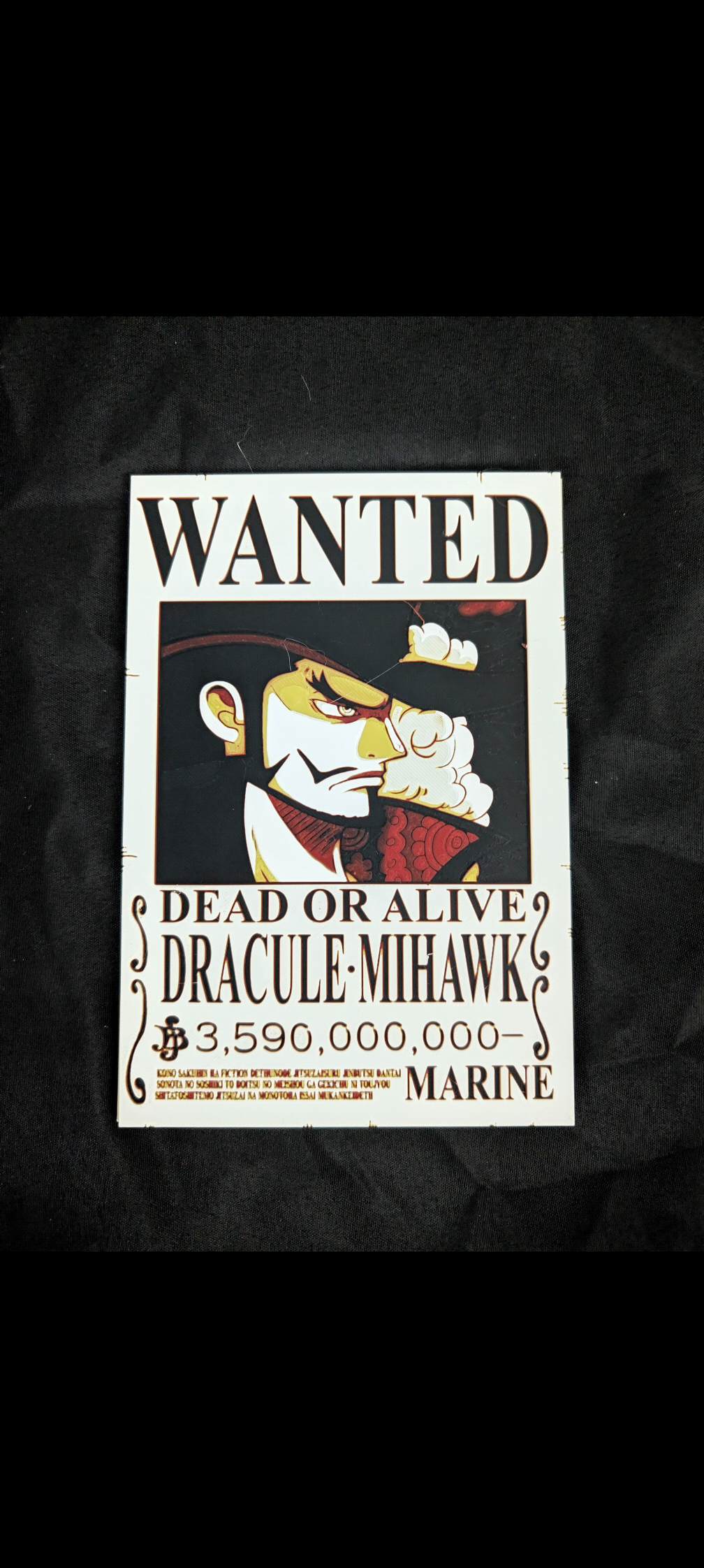 One Piece Wanted Poster
