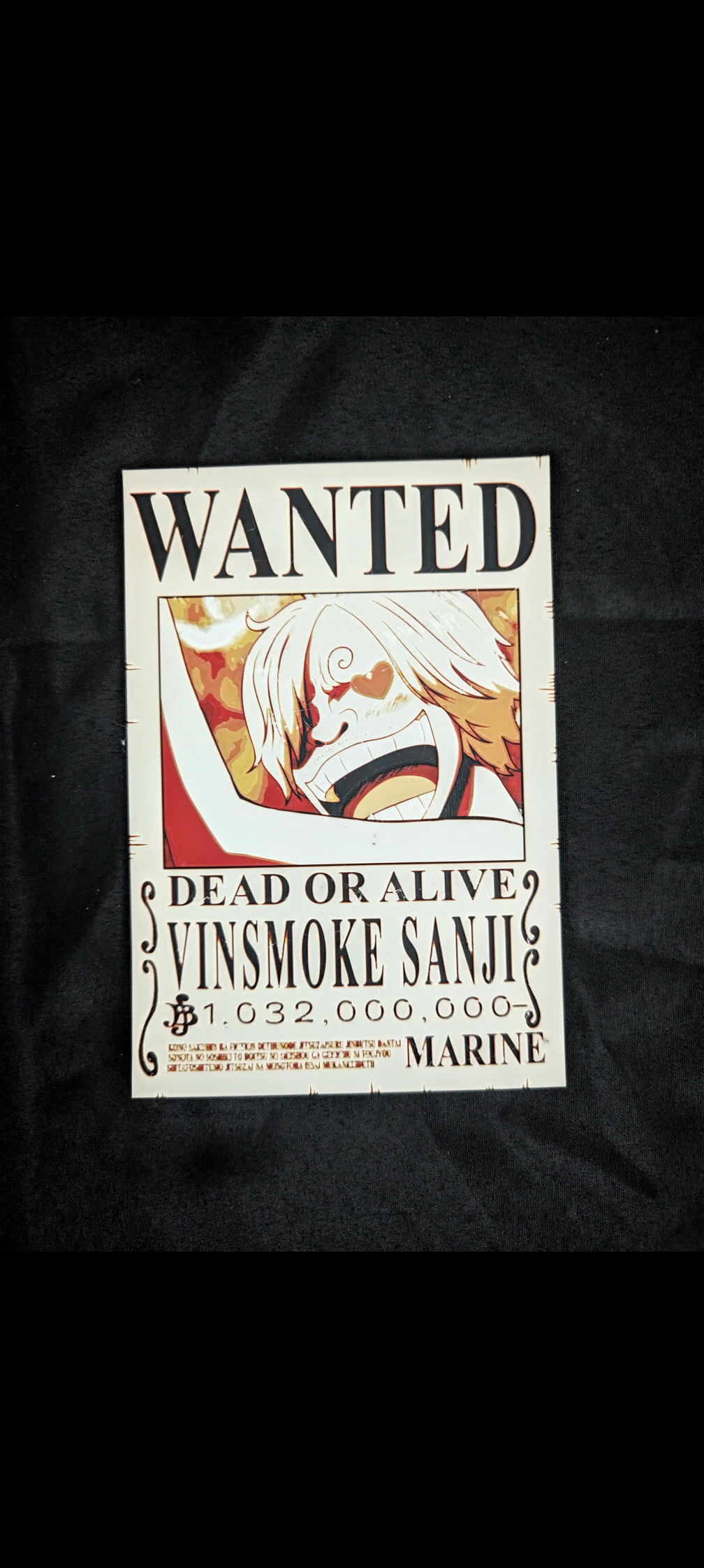 One Piece Wanted Poster