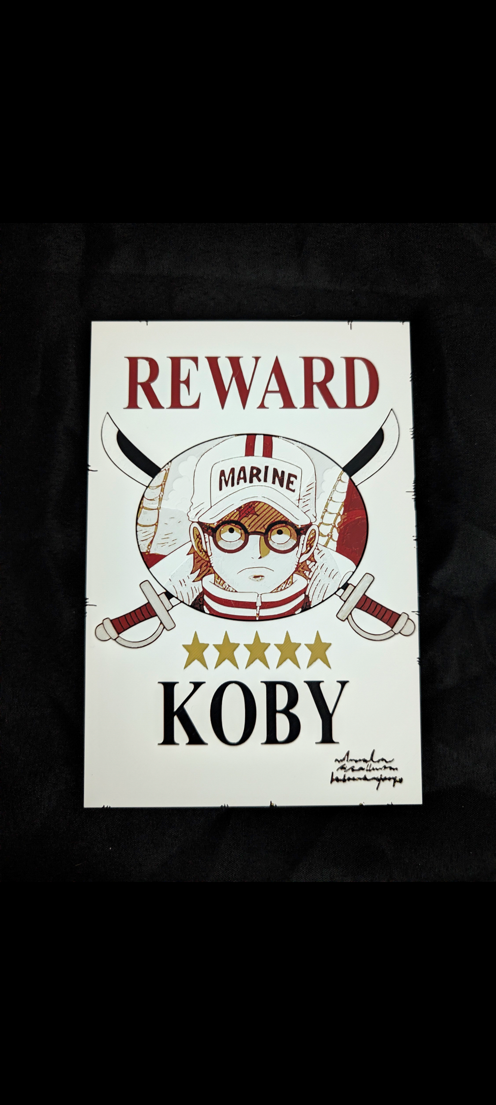 One Piece Wanted Poster