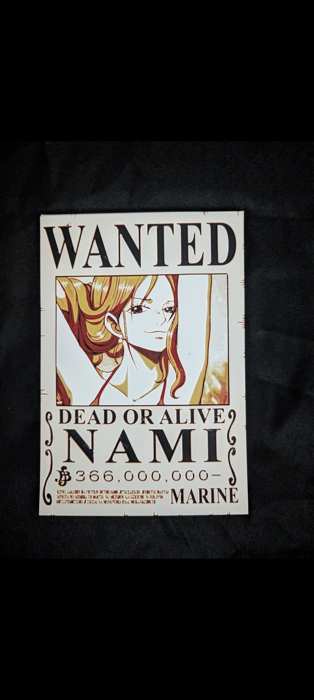 One Piece Wanted Poster
