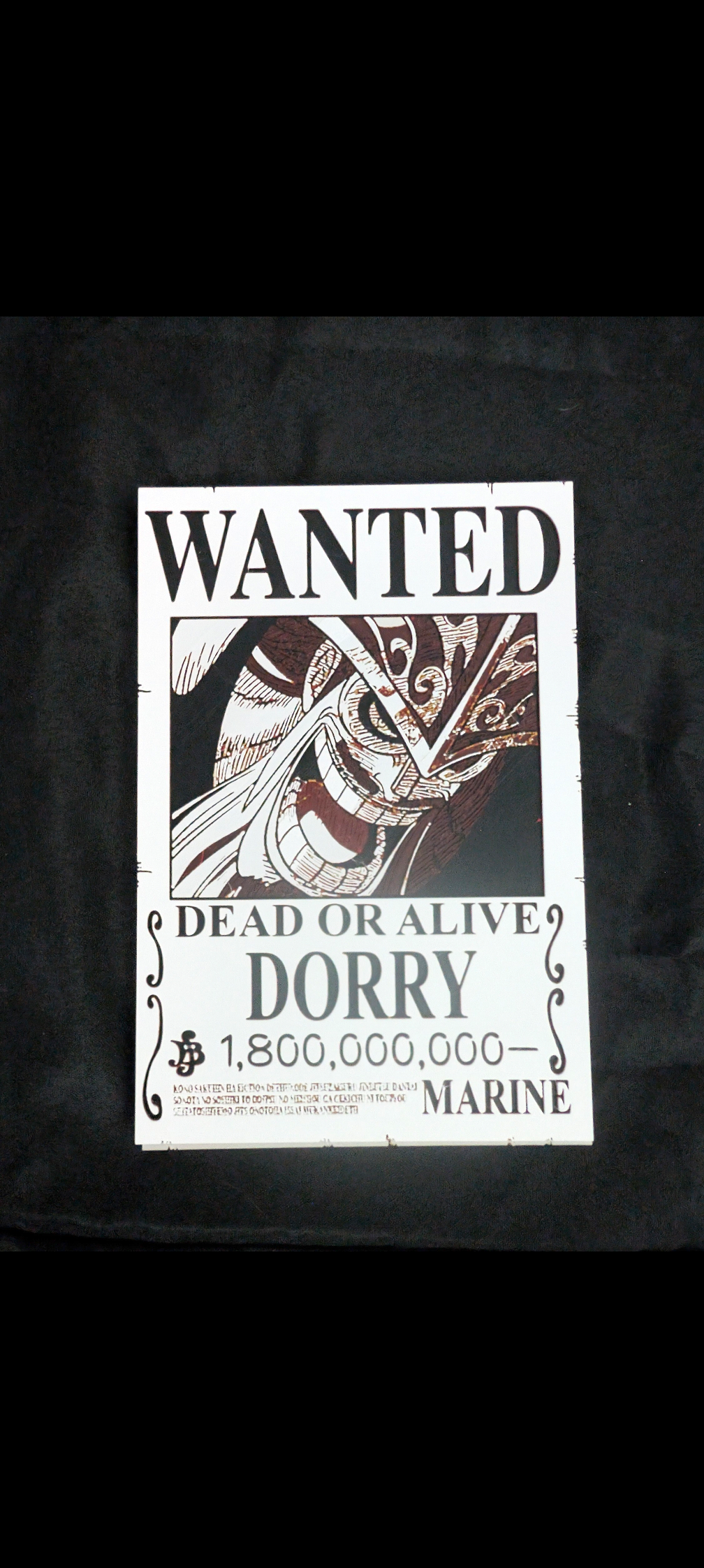 One Piece Wanted Poster