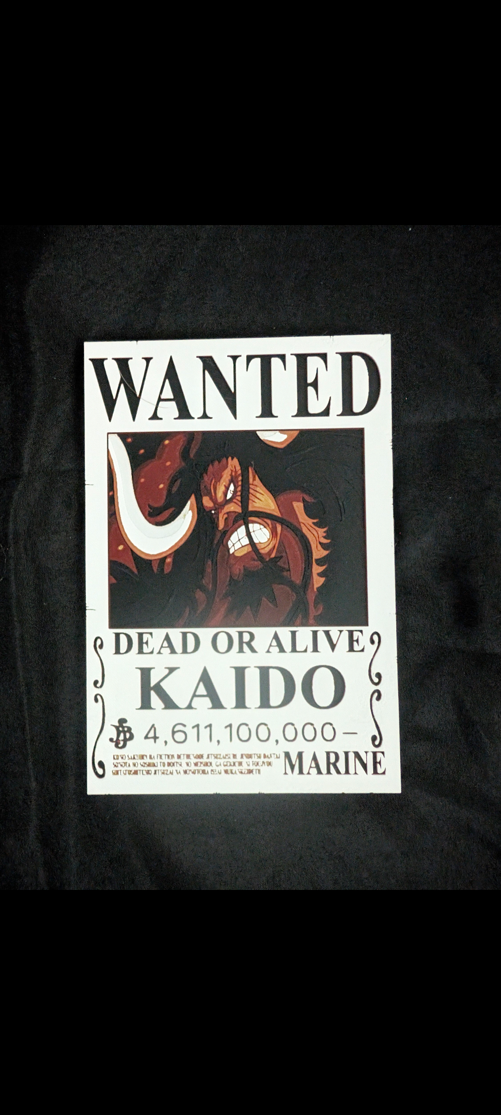 One Piece Wanted Poster