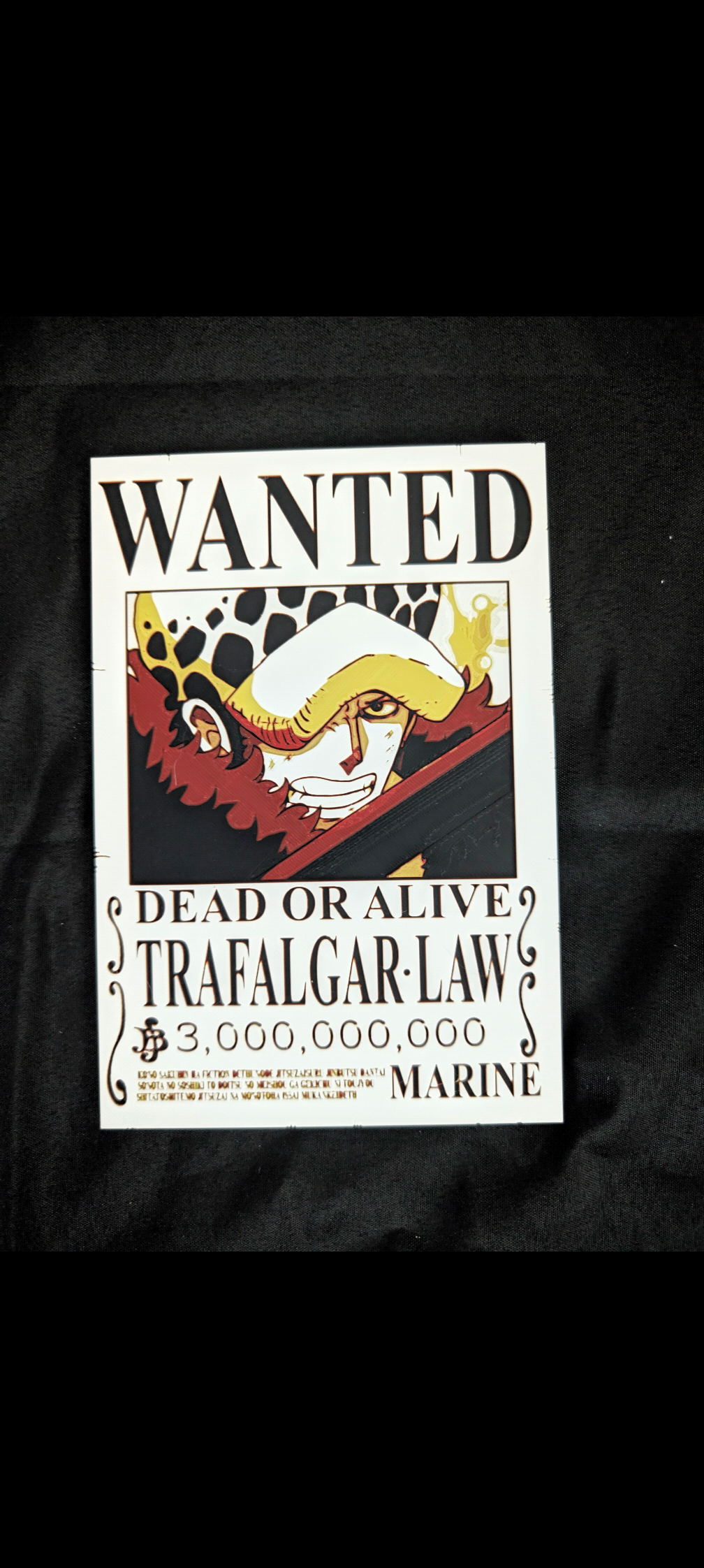 One Piece Wanted Poster