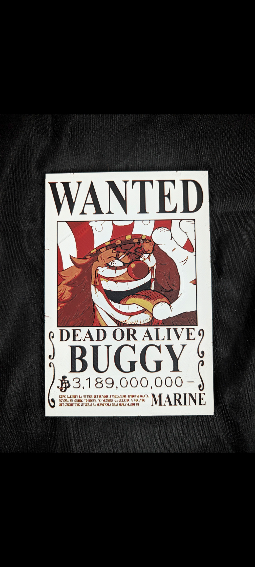 One Piece Wanted Poster