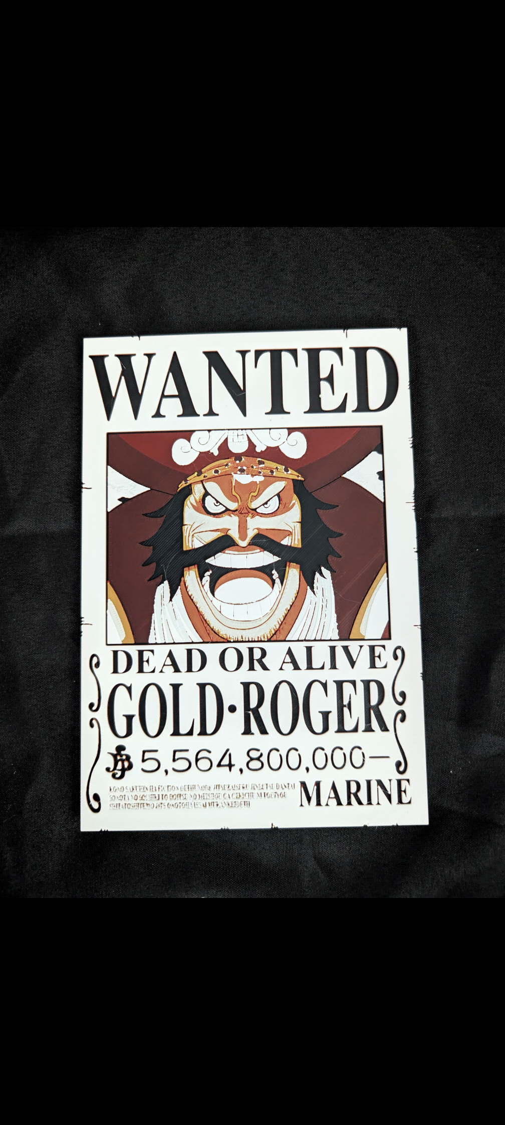 One Piece Wanted Poster