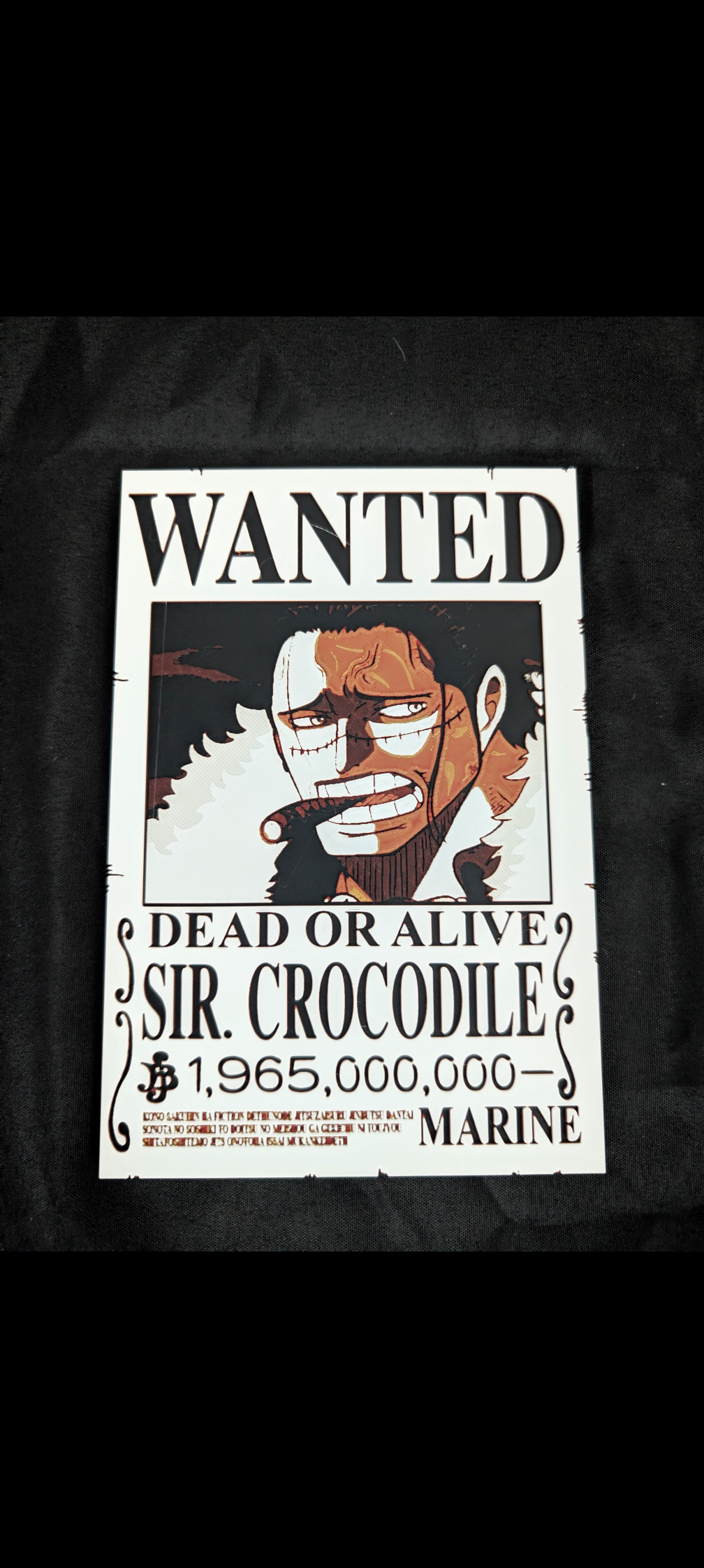 One Piece Wanted Poster