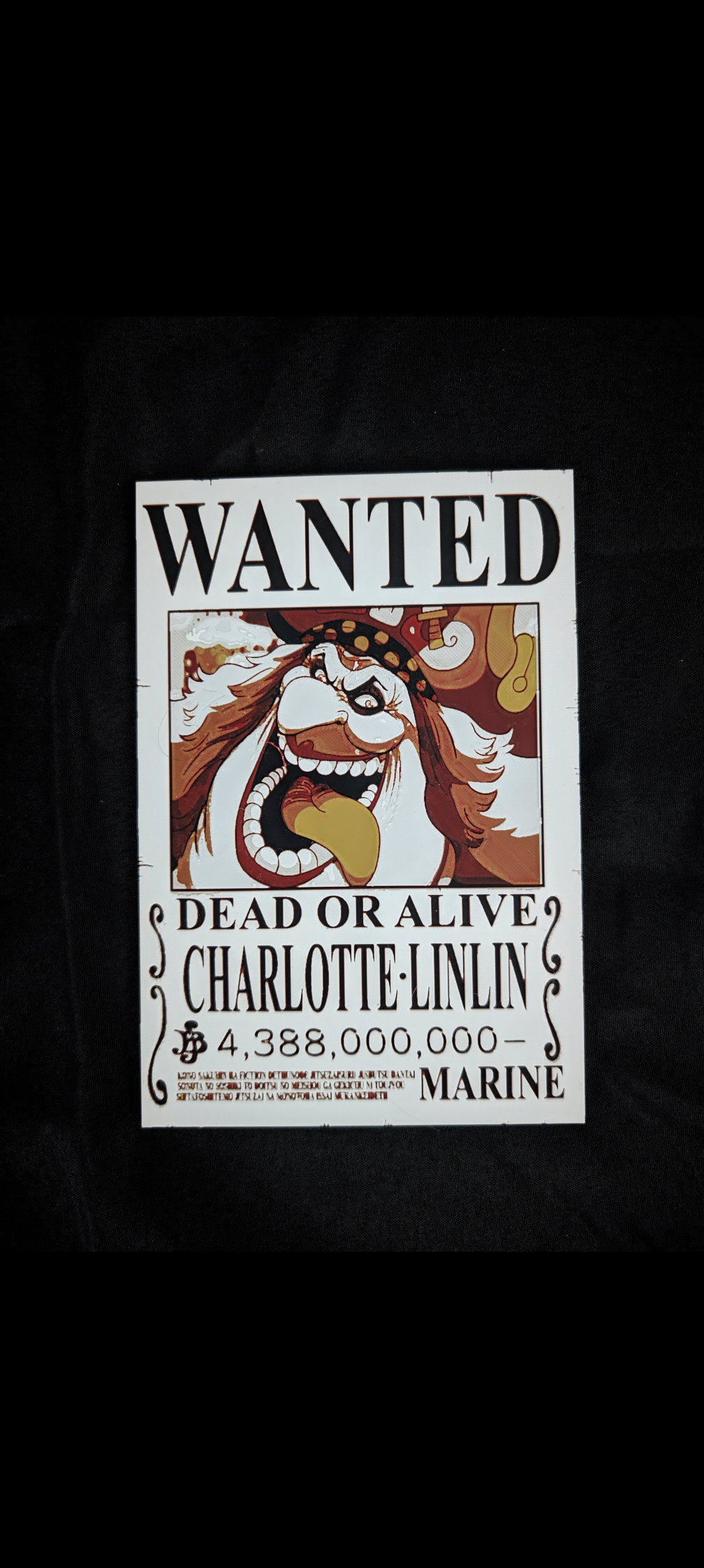 One Piece Wanted Poster